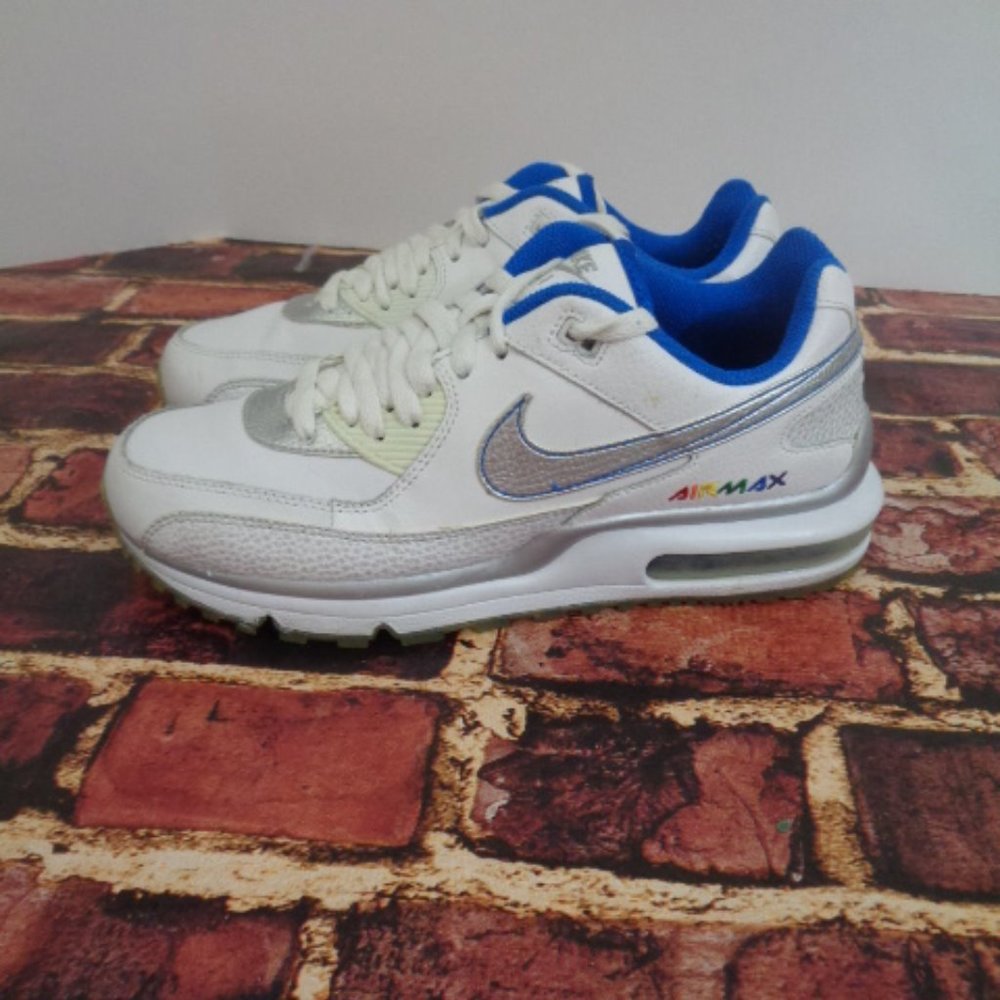 Nike Air Max White Leather Womans 8.5 Sneakers